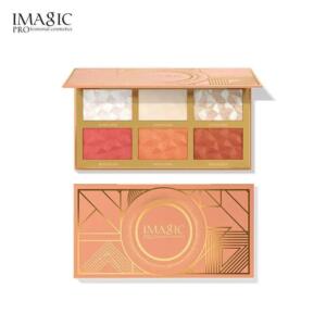 IMAGIC 6 COLOUR HIGHLITER   BLUSH  CONTOUR PALETTE