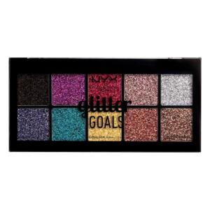 NYX GLITTER GOALS 10 COLOUR EYESHADOW