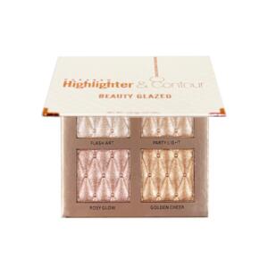 BEAUTY GLAZED HIGHLIGHTER AND CONTOUR PALETTE
