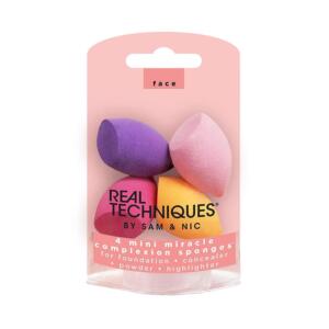 1492 Real Techniques 4 Mini Miracle Complexion Sponges