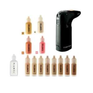 TEMPTU AIR WIRELESS FULL KIT WITH 12 COLOR PACK,100ML CLEANSER & POD