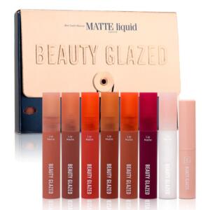BEAUTY GLAZED MATTE LIQUID LIPSTICK SET OF 8