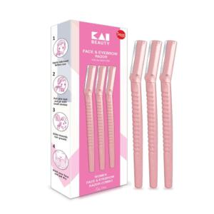 KAI PRETTY EYEBROW RAZOR PACK OF 3