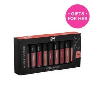 LOVE EARTH LIQUID MOUSSE LIPSTICK  PACK OF 9 2ml 9  VOL1