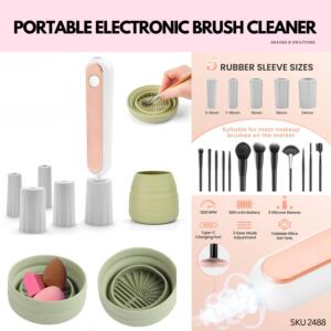 PORTABLE ELECTRONIC BRUSH CLEANER