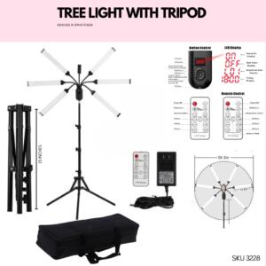 NEW TREE LIGHT  WITH TRIPOD  SET