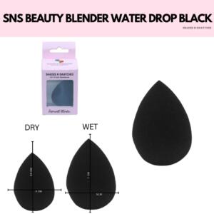 SNS BEAUTY BLENDER WATER DROP  BLACK