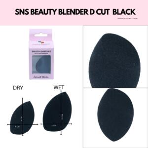 SNS BEAUTY BLENDER D CUT  BLACK