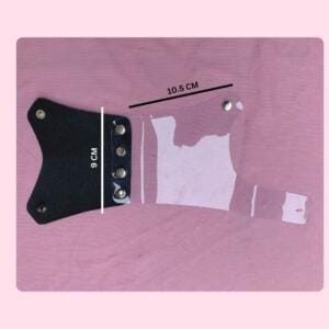 WRIST MIXING PALETTE  SMALL  BLACK