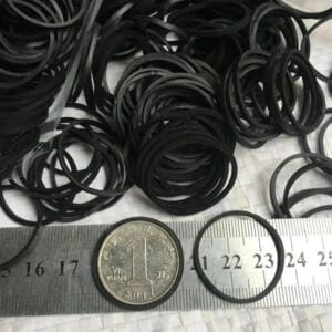 SNS RUBBER BAND BLACK MATT 80 GMS
