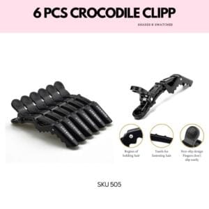 6 PCS CROCODILE CLIPP