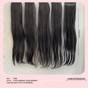 5 PCS CRIMPED (HAIR EXTENSION)