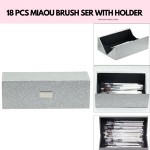 18 PCS MIAOU BRUSH SET WITH HOLDER
