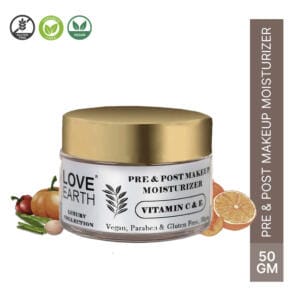 LOVE EARTH Pre & Post Makeup Moisturizer 50gms