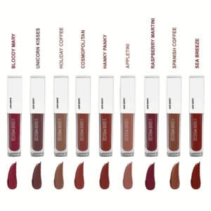 LOVE EARTH LIQUID MOUSSE LIPSTICK  PACK OF 9 2ml 9  VOL2