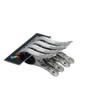 SAREE DRAPPING CLIP 4 PCS (STEEL)