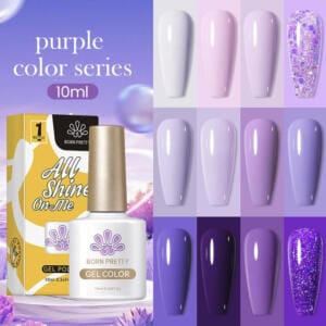BORN PRETTY ALL SHINE ON ME GEL NAIL PAINT 10ML-PURPLE FAMILY