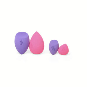 BEAUTILICIOUS FLAWLESS BLENDERS TEAR DROP PINK & BAKE CUT PURPLE