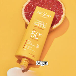 DOT N KEY VITAMIN C+E SUPER BRIGHT SUNSCREEN SPF 50+ PA++ BROAD SPECTRUM WITH SICILIAN BLOOD ORANGE
