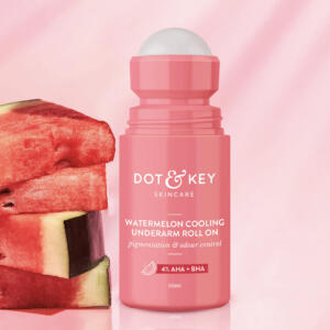 DOT & KEY WATERMELON COOLING UNDERARM ROLL ON PIGMENTATION & ODOUR CONTROL 4PERC AHA+BHA