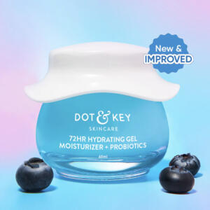 DOT & KEY 72 HR HYDRATING GEL MOISTURIZER + PROBIOTICS WITH HYLURONIC & JAPANESE RICE WATER