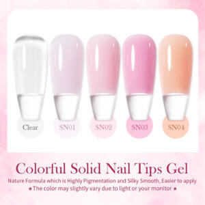 BORN PRETTY SOLID NAIL TIPS GEL 5G